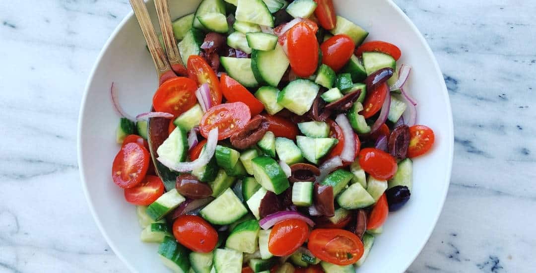 Healthy Mediterranean Salad